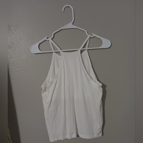 Frame Denim White Sleeveless Backless Tank Top 100% Prime Cotton Organic - Picture 4 of 5